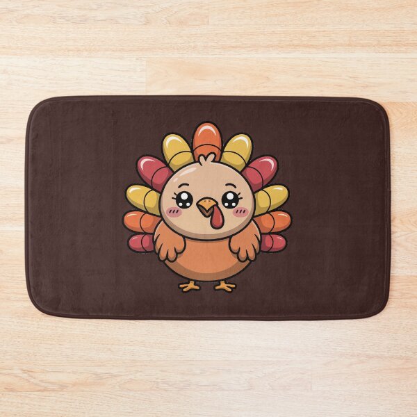 Item preview, kawaii thanksgiving turkey  designed and sold by jkrphoto.