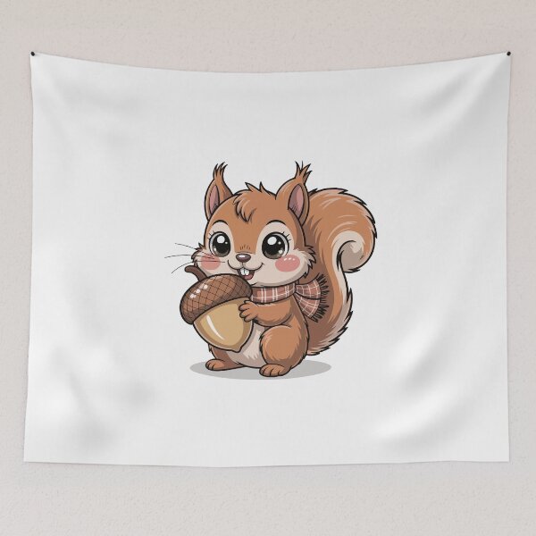 Item preview, autumn squirrel designed and sold by jkrphoto.