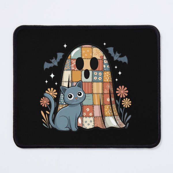 Item preview, patchwork ghost and cat designed and sold by jkrphoto.