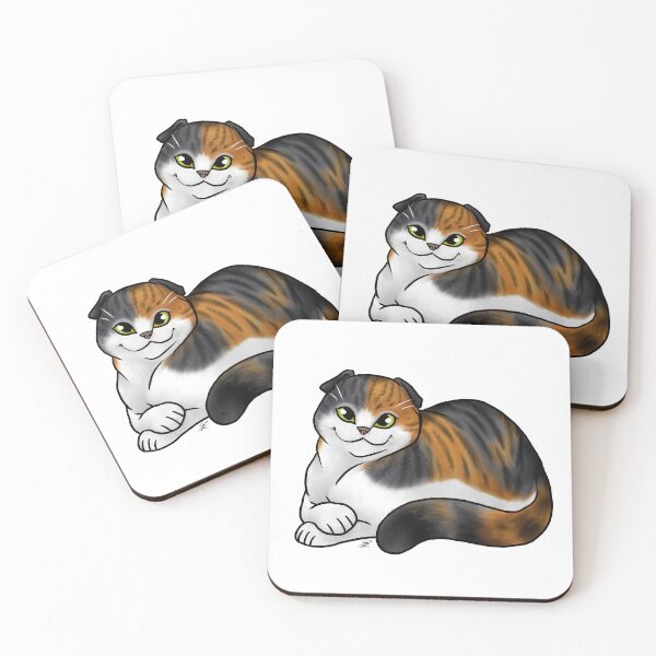 Item preview, Cat - Scottish Fold Shorthair - Calico designed and sold by Jennifer Stolzer.