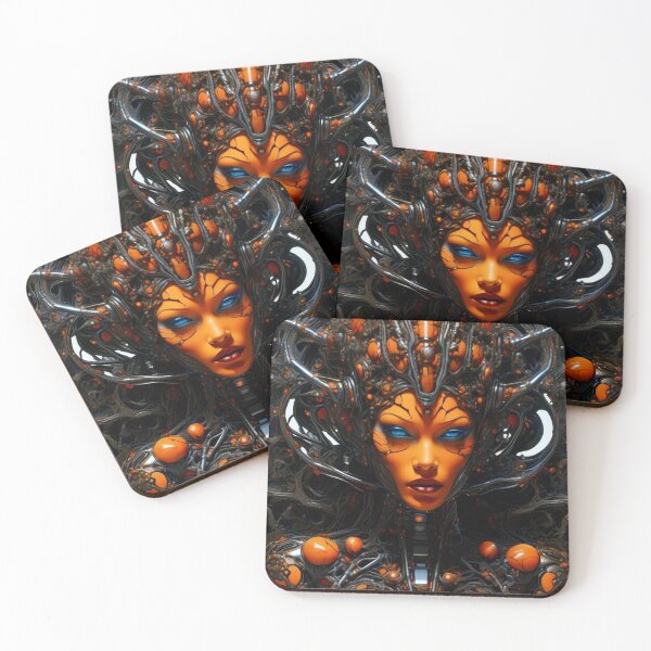 Item preview, Alien Queen Hivemind 2 - Sci Fi Art concept designed and sold by Delerat7.