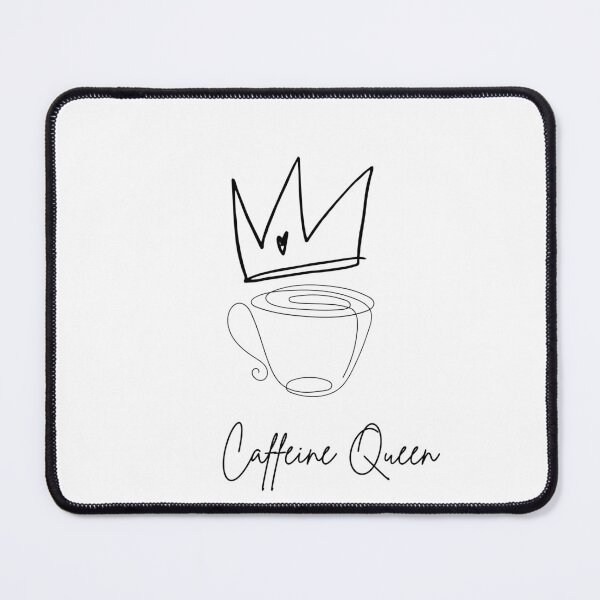 Item preview, Caffeine Queen – Coffee Lover Typography Design designed and sold by The Form.