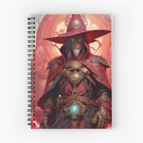 Item preview, The Red Magician - Colorful Fantasy Art concept designed and sold by Delerat7.
