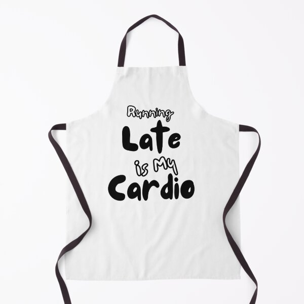 Aperçu de l'œuvre Running late is my cardio shirt, runner gym t-shirt, funny workout t shirt, fitness shirt, busy mom graphic tee, gym shirt, exercise shirt créée et vendue par SheryfaEl.
