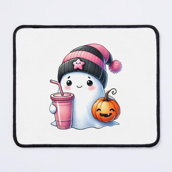 Item preview, Baby Ghost with Pink Hat and Halloween Drink designed and sold by Polarisofficial.