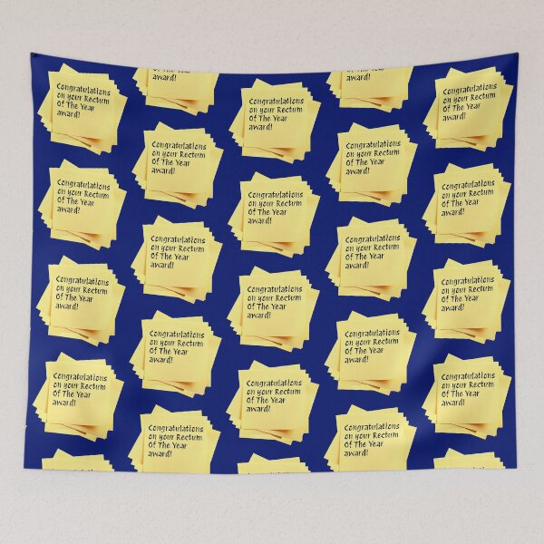Item preview, STICKY NOTES:  Congratulations on your Rectum Of The Year award! - funny messages designed and sold by DesignsFromTW-S.