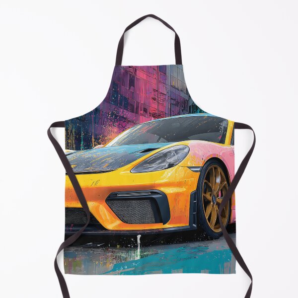 Item preview, Contemporary Art Porsche 718 Cayman GT4 Painting designed and sold by AutoPopStudio.