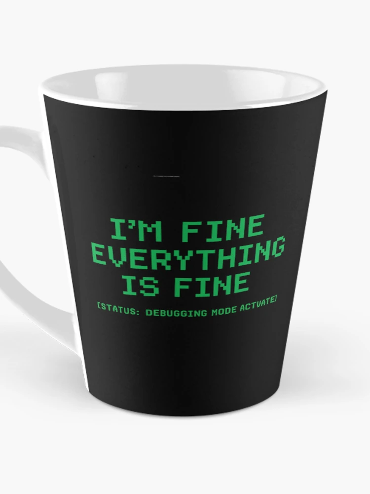 Thumbnail 3 of 4, Coffee Mug, Debugging Mode Gift Funny Coding Programmer Life designed and sold by PosiVibes Co..