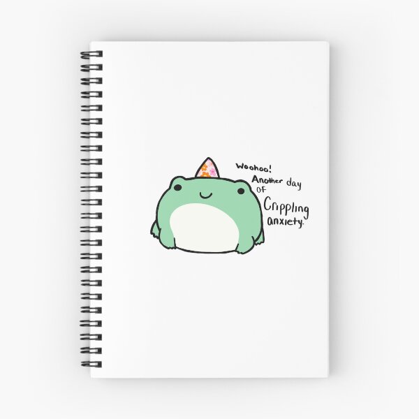 Item preview, Crippling Anxiety Party Frog designed and sold by TailorXtaylor.