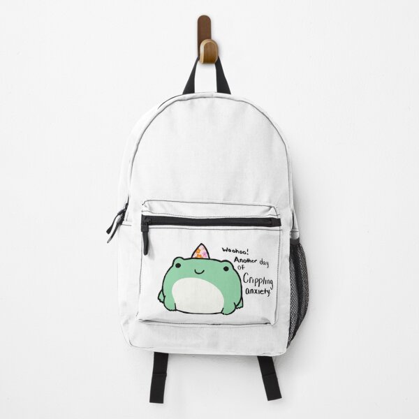 Item preview, Crippling Anxiety Party Frog designed and sold by TailorXtaylor.