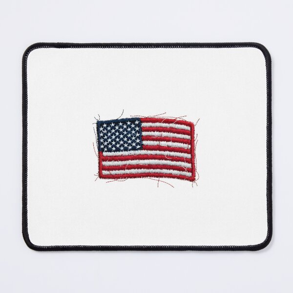 Item preview, Embroidered USA Flag Patch Style designed and sold by Paper Drip.