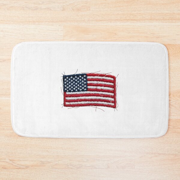 Item preview, Embroidered USA Flag Patch Style designed and sold by Paper Drip.