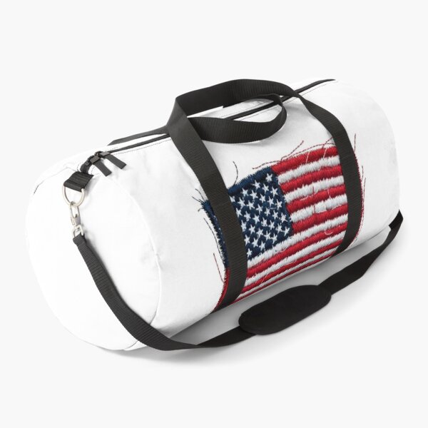 Item preview, Embroidered USA Flag Patch Style designed and sold by Paper Drip.