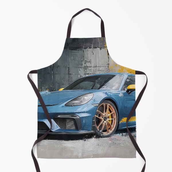Item preview, Porsche 718 Cayman GT4 Man Cave Wall Poster designed and sold by AutoPopStudio.