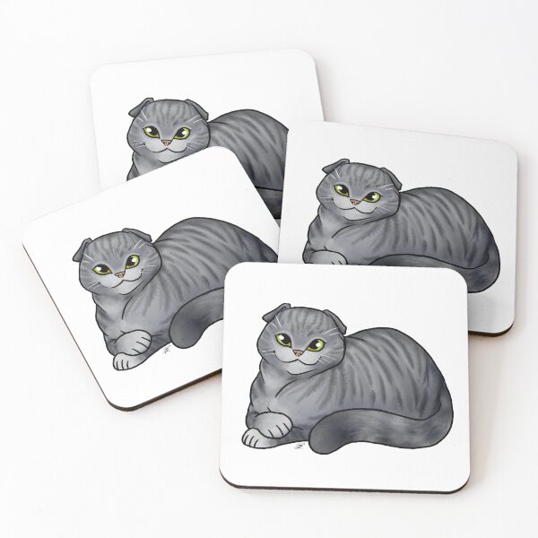 Item preview, Cat - Scottish Fold Shorthair - Silver Tabby designed and sold by Jennifer Stolzer.