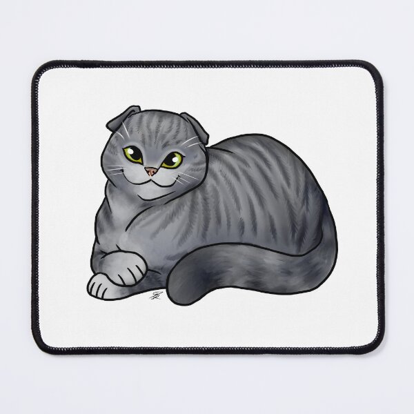 Item preview, Cat - Scottish Fold Shorthair - Silver Tabby designed and sold by Jennifer Stolzer.