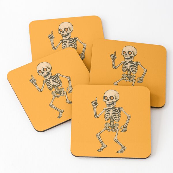 Item preview, Minimalist and Fun Halloween Skeleton designed and sold by MartzDesigns.