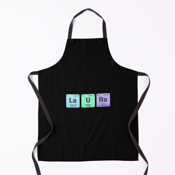 Item preview, Laura, Custom Name Made from Periodic Table Elements, Personalized Chemistry Design, Science Gift for Nerds & Students designed and sold by chipmuckdesignn.