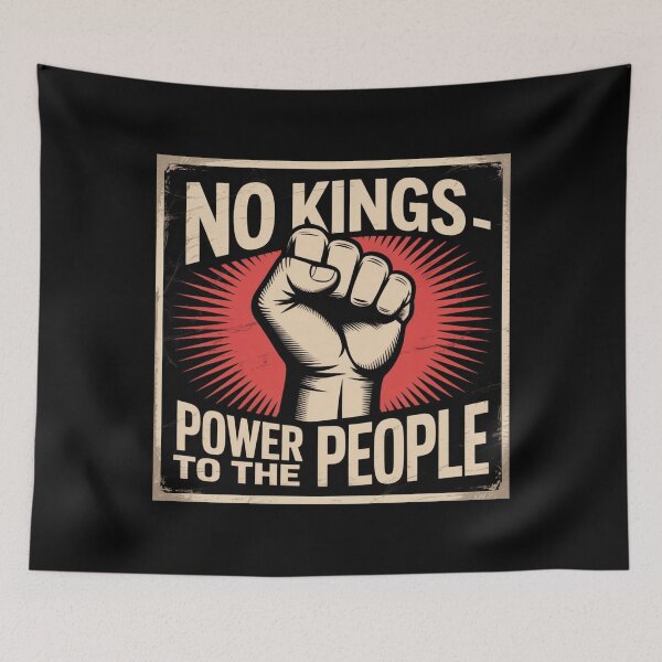 Item preview, No Kings Power to the People designed and sold by Avenius Graphics.