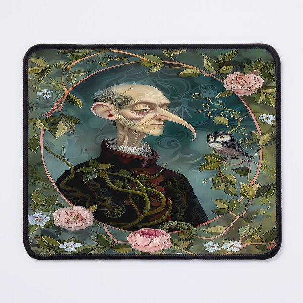 Item preview, Floral Necromancer - Halloween Art designed and sold by Frame & Fold.