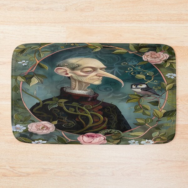 Item preview, Floral Necromancer - Halloween Art designed and sold by Frame & Fold.