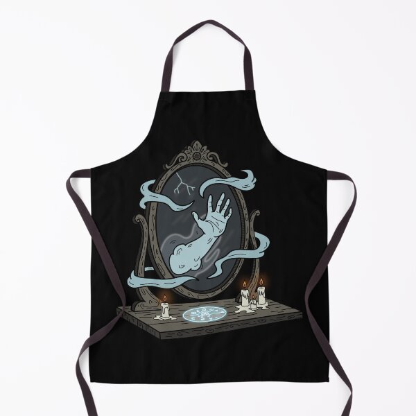 Item preview, Halloween Haunted Mirror Seance Art | Spooky Hand Reaching from Mirror designed and sold by Phoenix Art Studio.