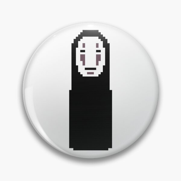 Item preview, Pixel Spirit Mask – Minimalist 8-Bit Ghost Figure Inspired by Japanese Anime designed and sold by AddictiveDesign.