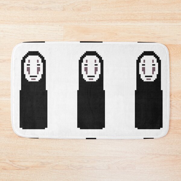 Item preview, Pixel Spirit Mask – Minimalist 8-Bit Ghost Figure Inspired by Japanese Anime designed and sold by AddictiveDesign.