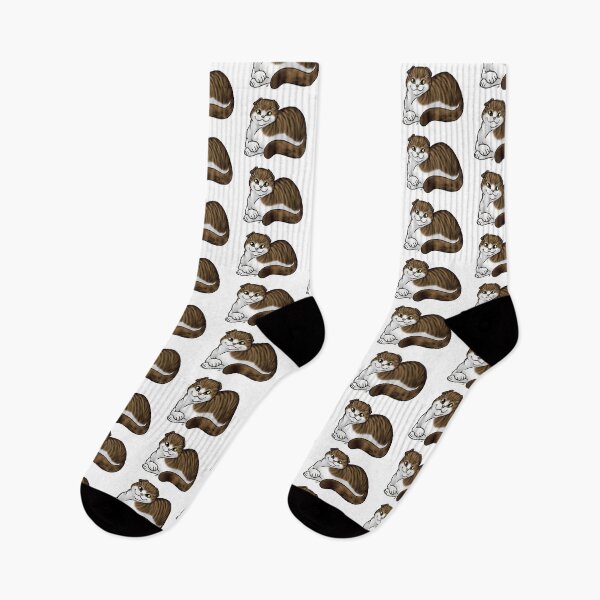 Item preview, Cat - Scottish Fold Shorthair - White and Tabby designed and sold by Jennifer Stolzer.