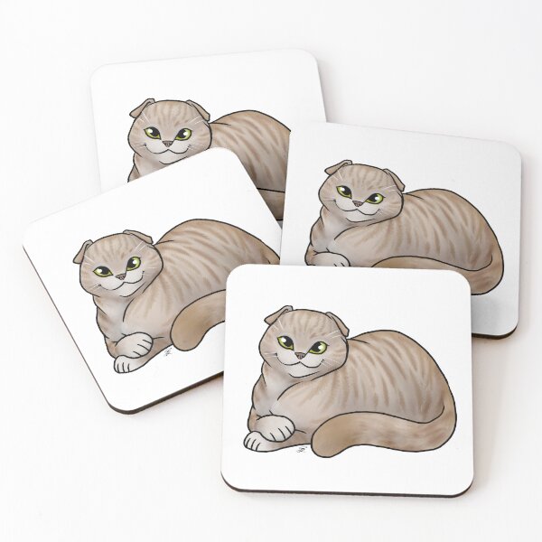 Item preview, Cat - Scottish Fold Shorthair - Dilute Tabby designed and sold by Jennifer Stolzer.