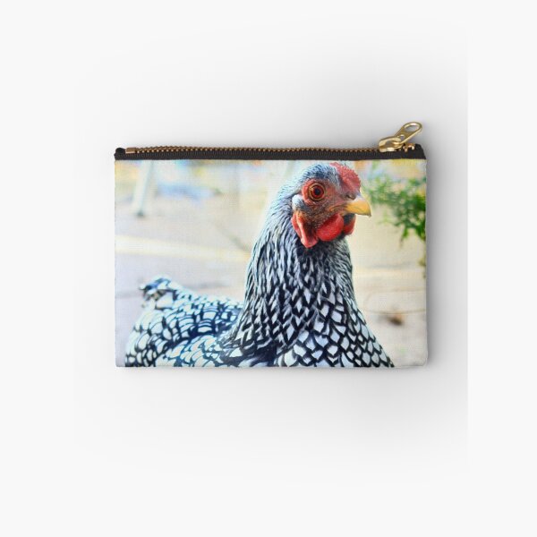 Item preview, Silver laced Wyandotte hen designed and sold by missmoneypenny.