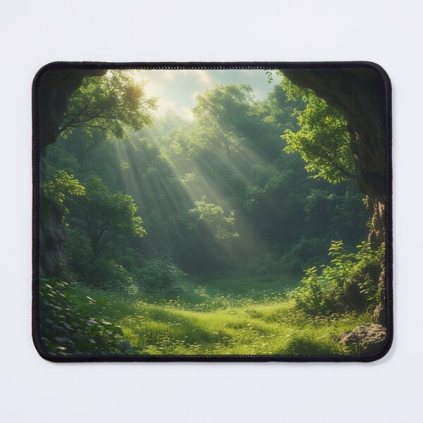 Item preview, From Shadow to Light – Forest Awakening Beyond the Cave” designed and sold by NaomiRut.