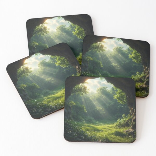 Item preview, From Shadow to Light – Forest Awakening Beyond the Cave” designed and sold by NaomiRut.