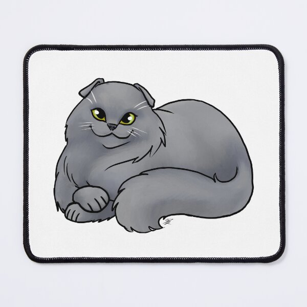 Item preview, Cat - Scottish Fold Longhair - Blue designed and sold by Jennifer Stolzer.