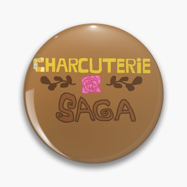 Item preview, Charcuterie Saga Logo (clear) designed and sold by DabblersOfNonsense.