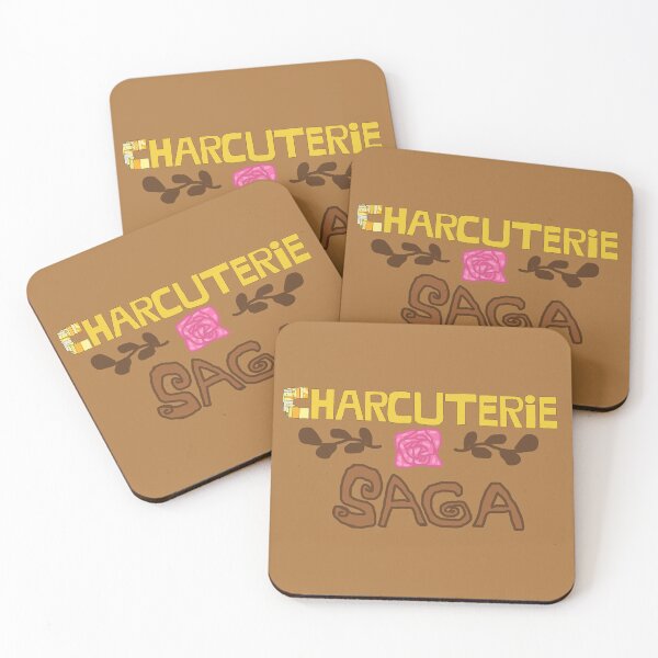 Item preview, Charcuterie Saga Logo (clear) designed and sold by DabblersOfNonsense.