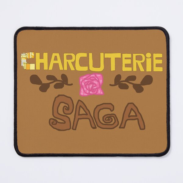 Item preview, Charcuterie Saga Logo (clear) designed and sold by DabblersOfNonsense.