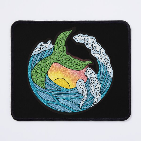 Item preview, Ocean Sunset Mermaid Tail Design designed and sold by ALGDoodles.