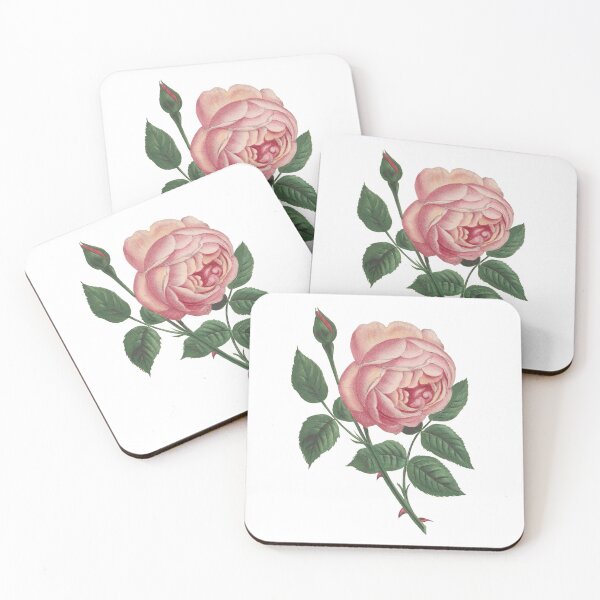 Item preview, Pink rose and thorns designed and sold by Victoriana Brooke.