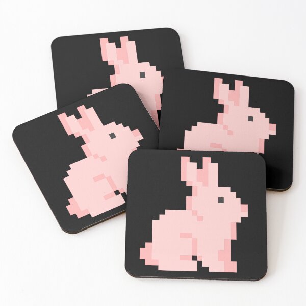 Item preview, Pixel Pink Bunny – Cute 8-Bit Retro Rabbit Design designed and sold by AddictiveDesign.