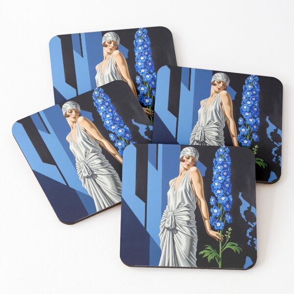 Item preview, The Azure Arrow - Original Art Deco Artwork designed and sold by elektronen.
