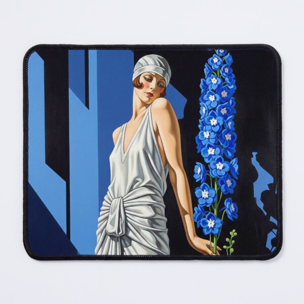 Item preview, The Azure Arrow - Original Art Deco Artwork designed and sold by elektronen.