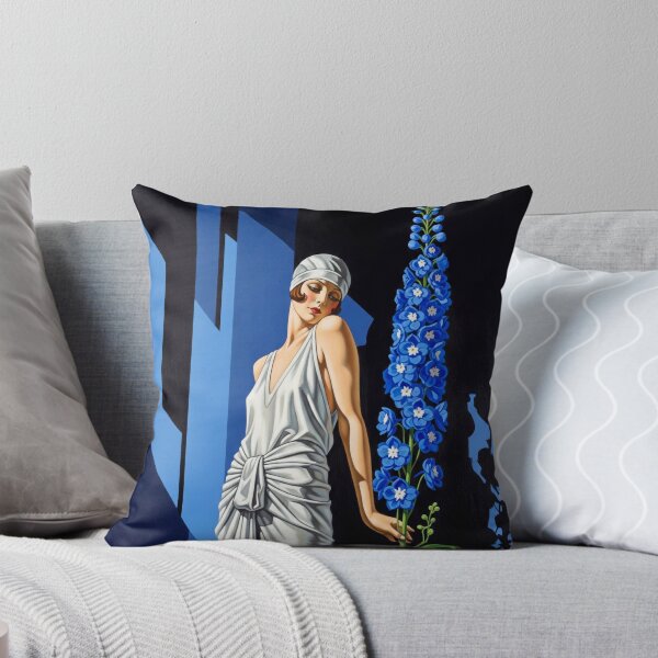 Item preview, The Azure Arrow - Original Art Deco Artwork designed and sold by elektronen.