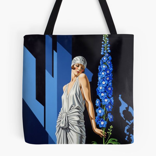 Item preview, The Azure Arrow - Original Art Deco Artwork designed and sold by elektronen.