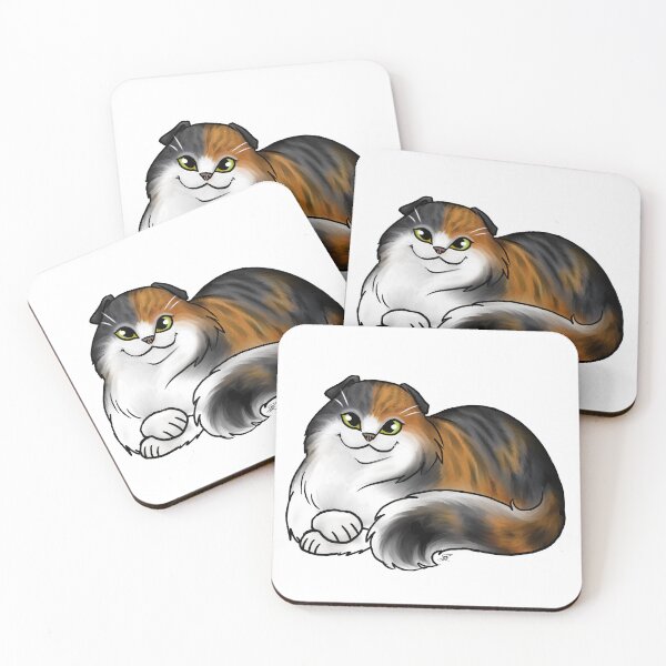 Item preview, Cat - Scottish Fold Longhair - Calico designed and sold by Jennifer Stolzer.
