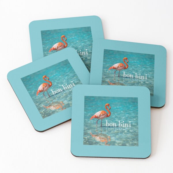Item preview, Pink flamingo bon bini designed and sold by seahorse crossing.