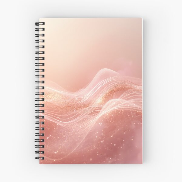 Artikelvorschau, Ätherische Roségold-Glitzerwellen entworfen und verkauft von Neural Dream.