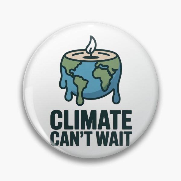 Item preview, Climate Can’t Wait Act Now designed and sold by Avenius Graphics.