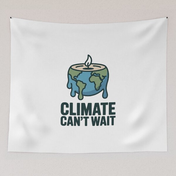 Item preview, Climate Can’t Wait Act Now designed and sold by Avenius Graphics.