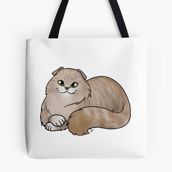 Item preview, Cat - Scottish Fold Longhair - Dilute Tabby designed and sold by Jennifer Stolzer.